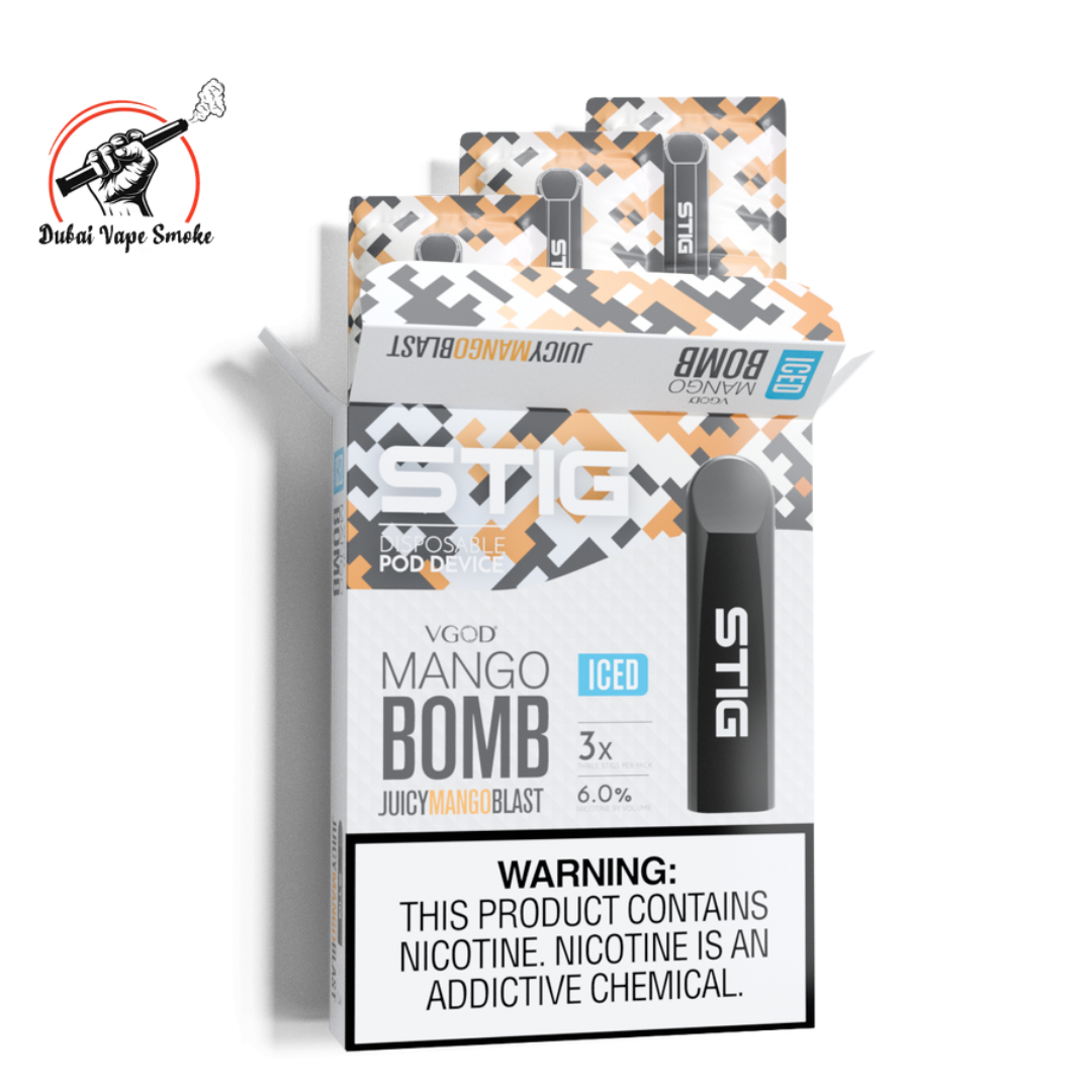 VGOD STIG Disposable Pods (3 Pack, 6%) | Dubai Vape Smoke