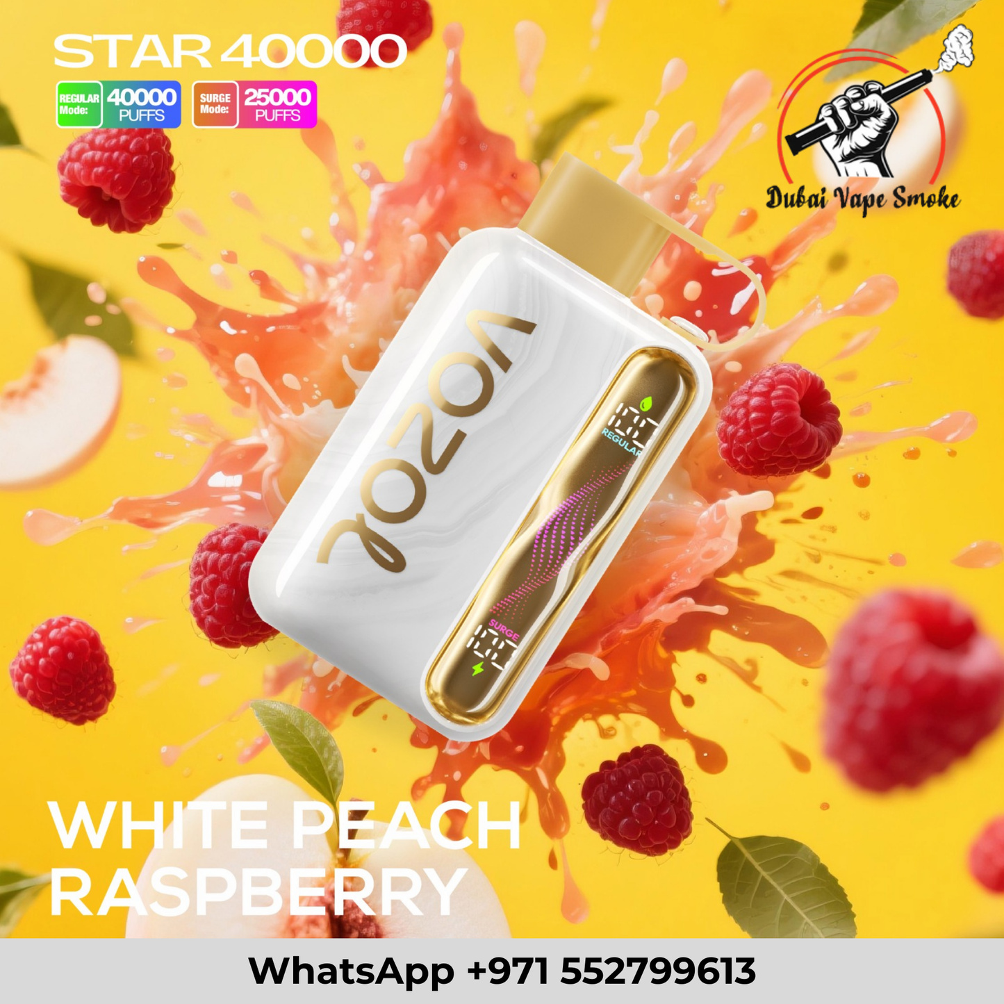 Vozol Star 40K Disposable Vape – 40,000 Puffs Dual Mode Dubai UAE