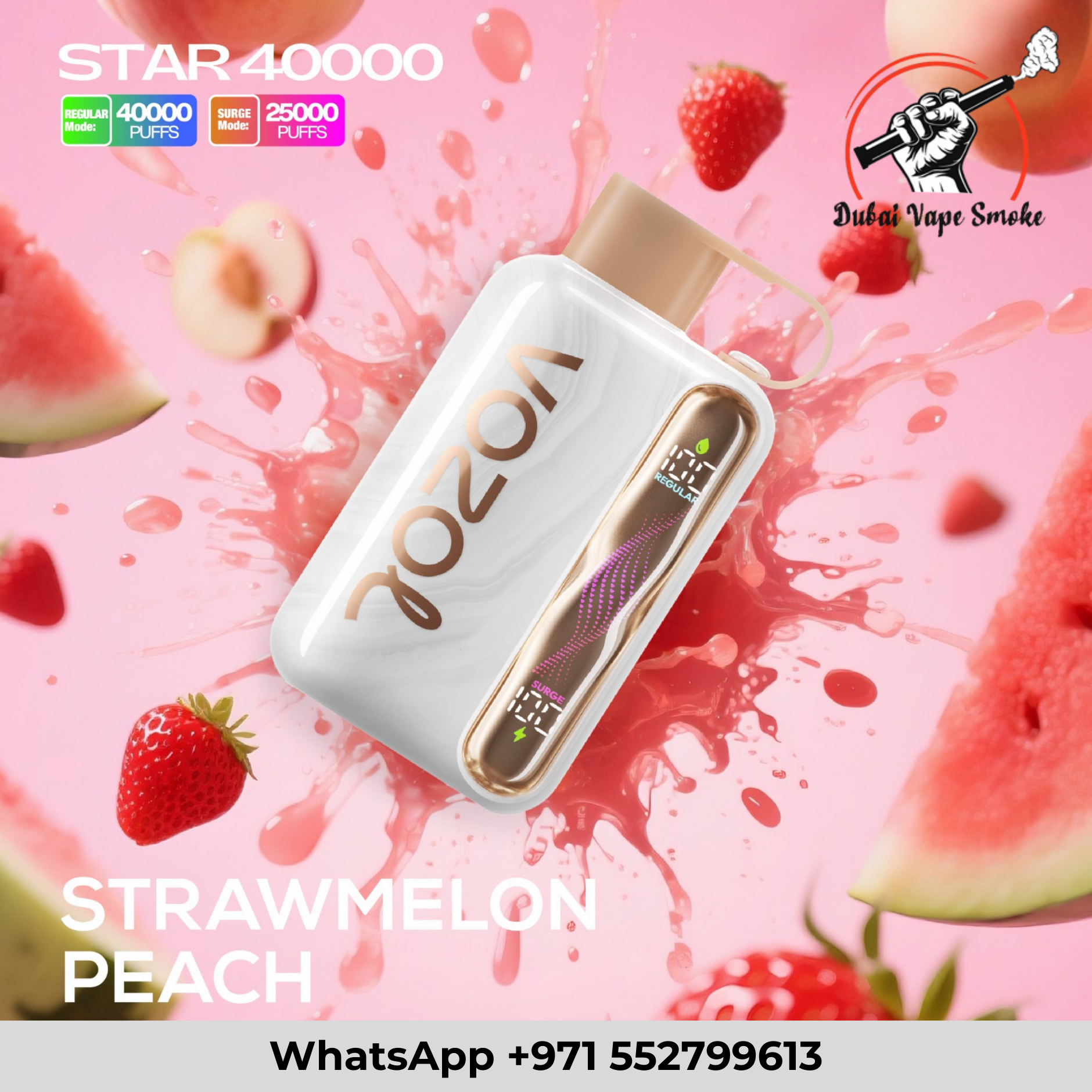 Vozol Star 40K Disposable Vape – 40,000 Puffs Dual Mode Dubai UAE