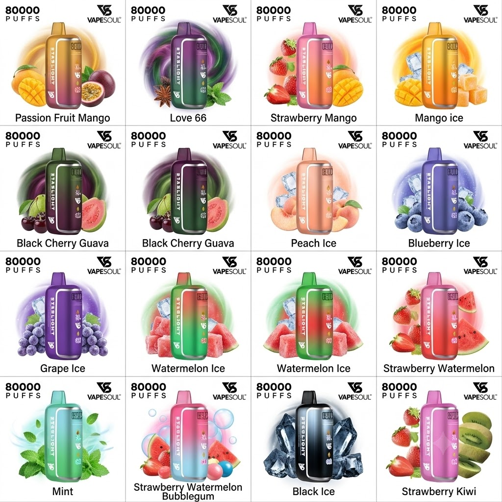 VapeSoul 80000 Disposable Vape (2% Nicotine) | Buy in Dubai