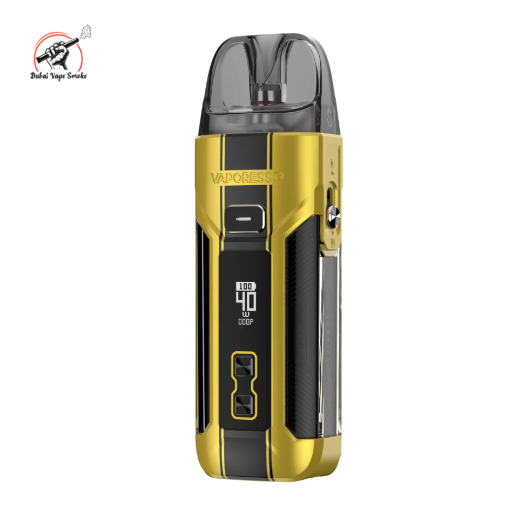 Vaporesso LUXE X PRO pod system with 0.42-inch display and adjustable 40W output
