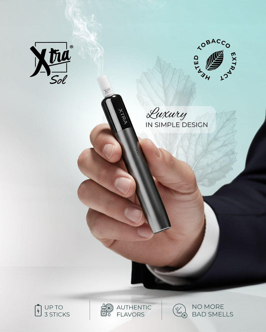 Xtra Sol Heated Tobacco Device Kit – Luxury Smart Case Edition