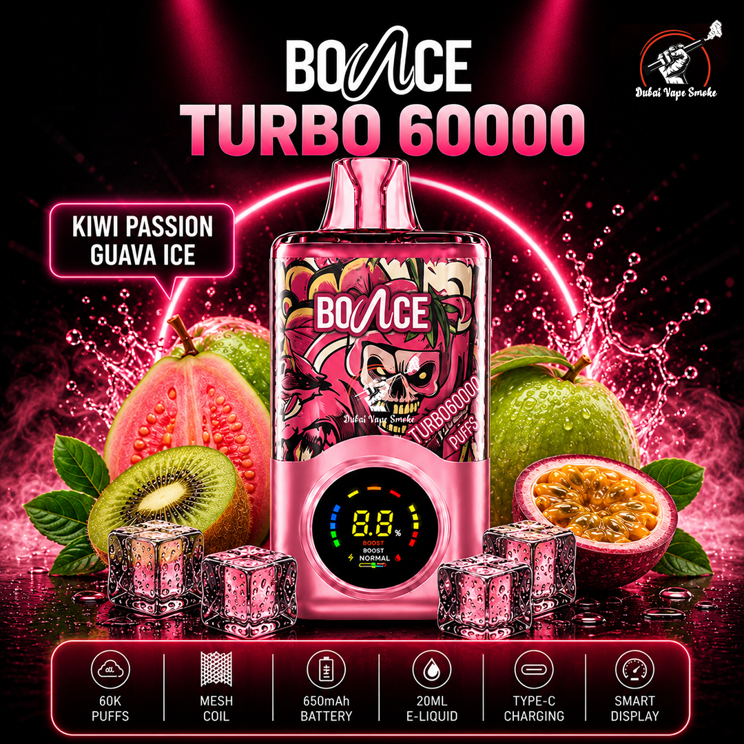 Bounce Turbo 60000 Puffs Disposable Vape | Dubai Vape Smoke