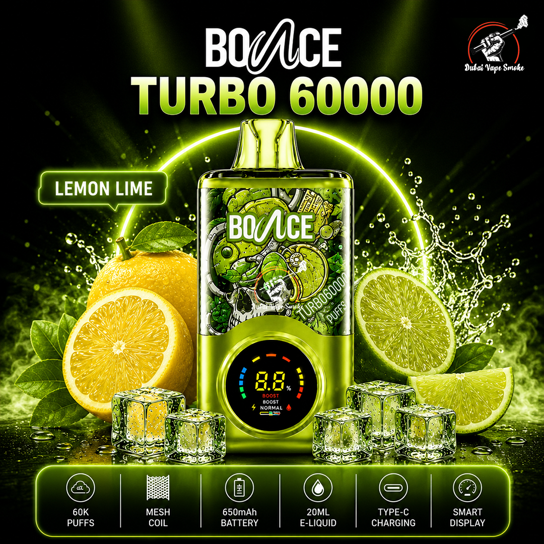 Bounce Turbo 60000 Puffs Disposable Vape | Dubai Vape Smoke