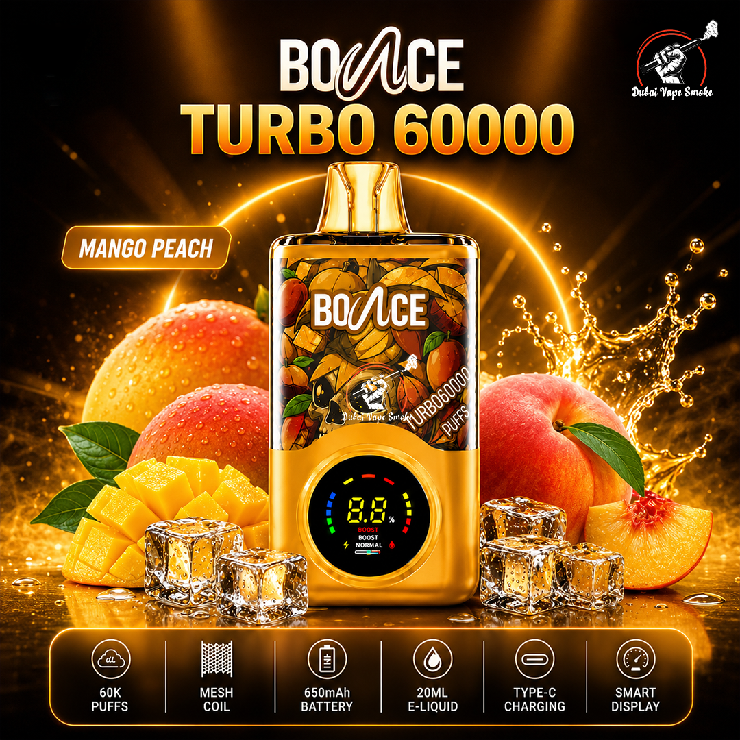 Bounce Turbo 60000 Puffs Disposable Vape | Dubai Vape Smoke