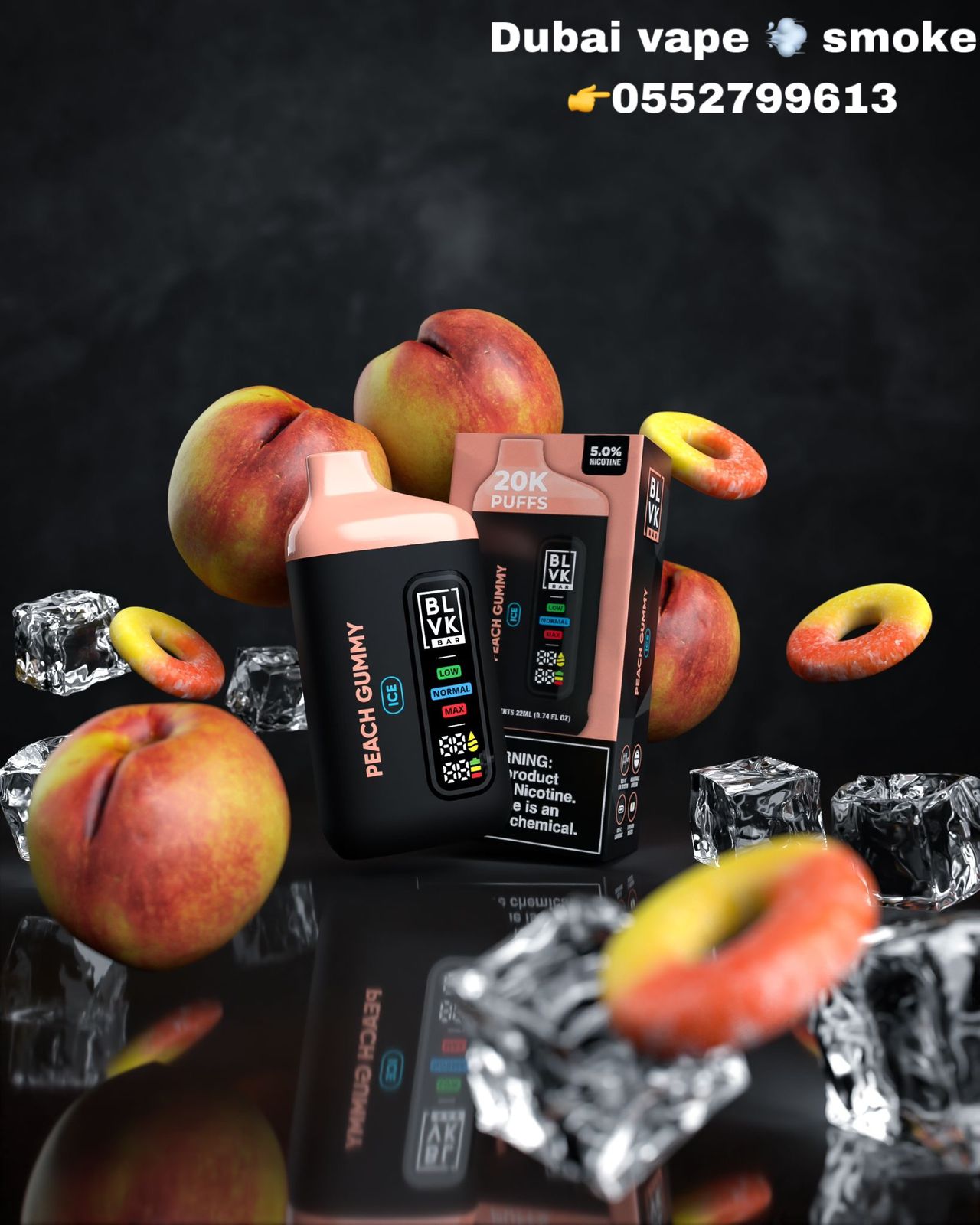 BLVK Bar 20000 Puffs Rechargeable Vape Disposable