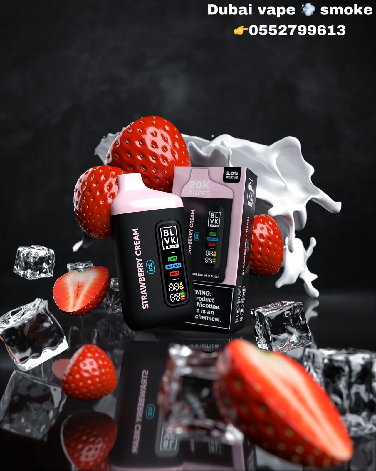 BLVK Bar 20000 Puffs Rechargeable Vape Disposable