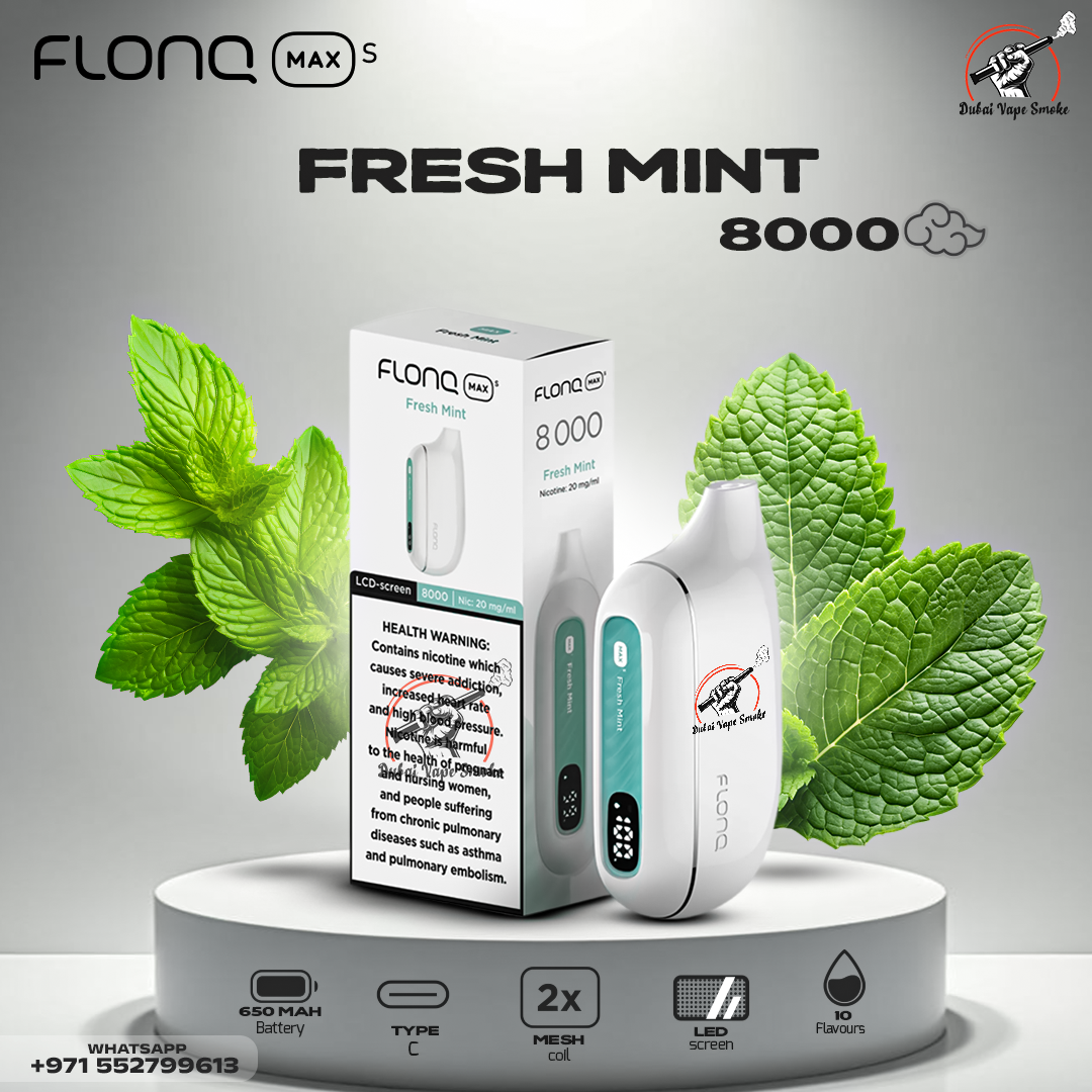 Flonq Max S 8000 Puffs Disposable Vape – Premium Vape Dubai