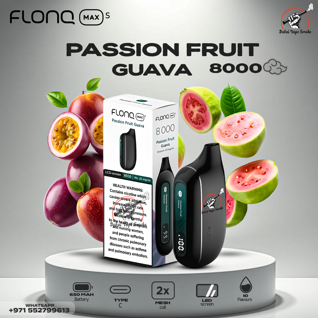 Flonq Max S 8000 Puffs Disposable Vape – Premium Vape Dubai