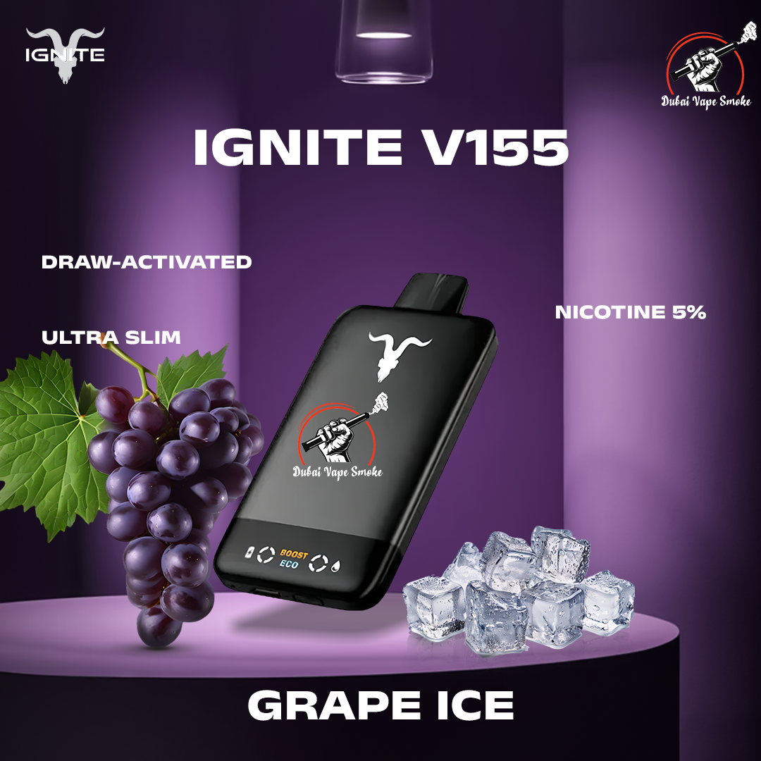 IGNITE V155 Ultra Slim 15500 Puffs | Rechargeable Vape Dubai