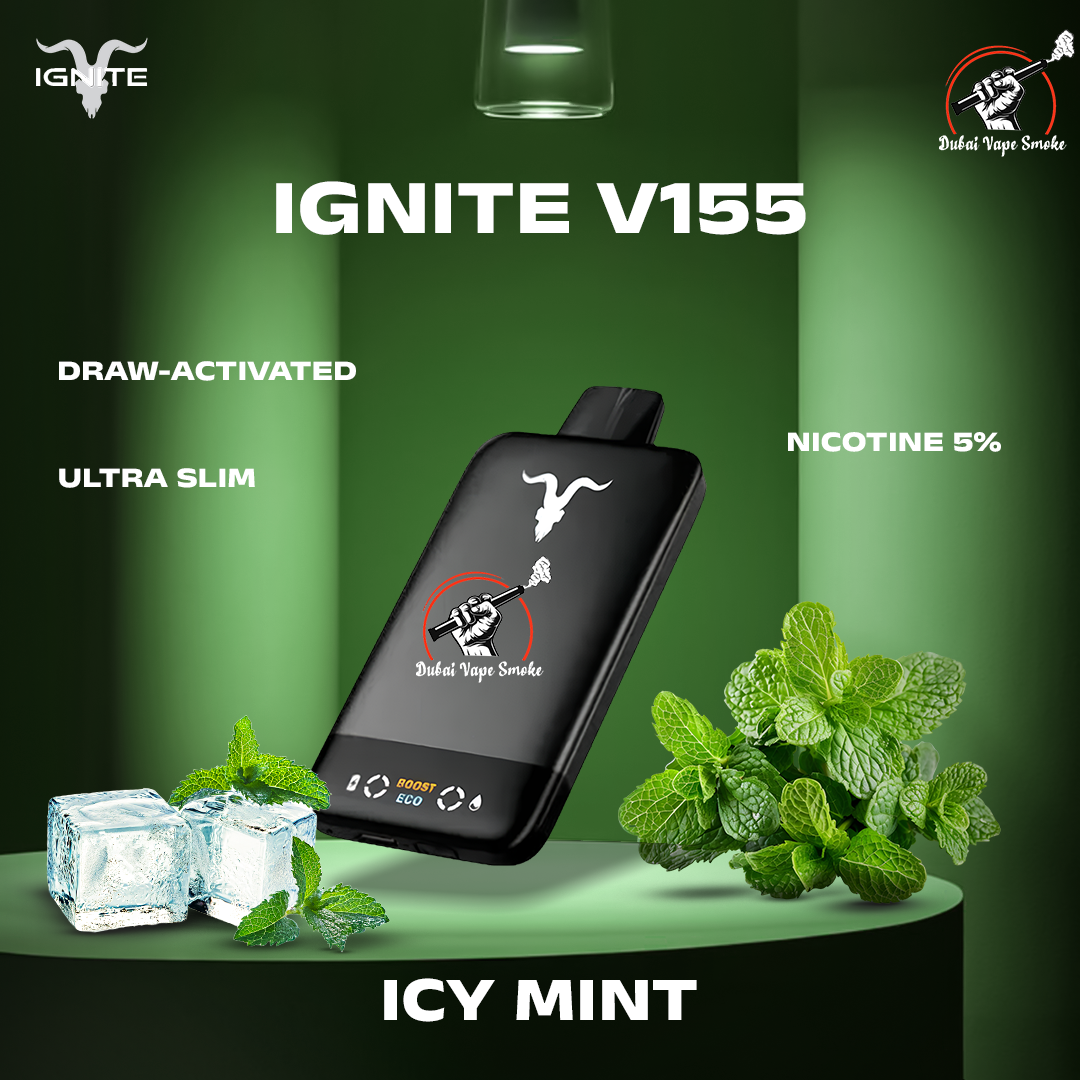 IGNITE V155 Ultra Slim 15500 Puffs | Rechargeable Vape Dubai