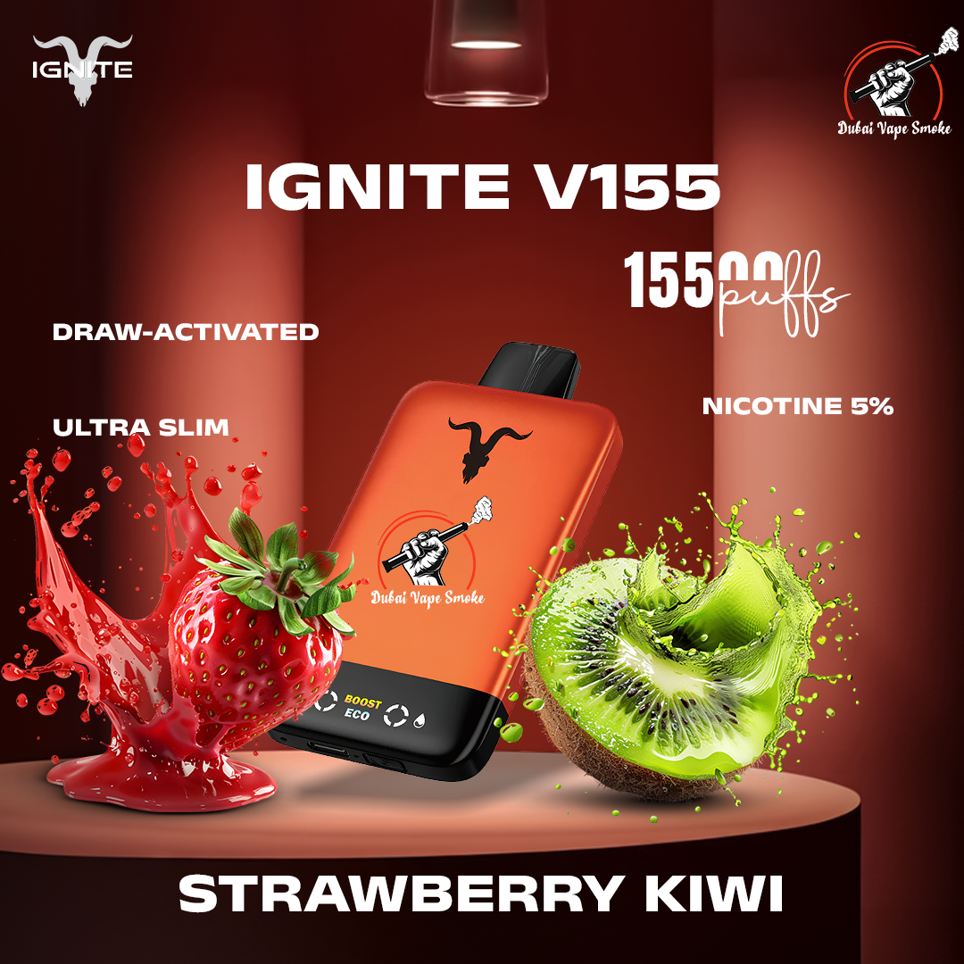 IGNITE V155 Ultra Slim 15500 Puffs | Rechargeable Vape Dubai