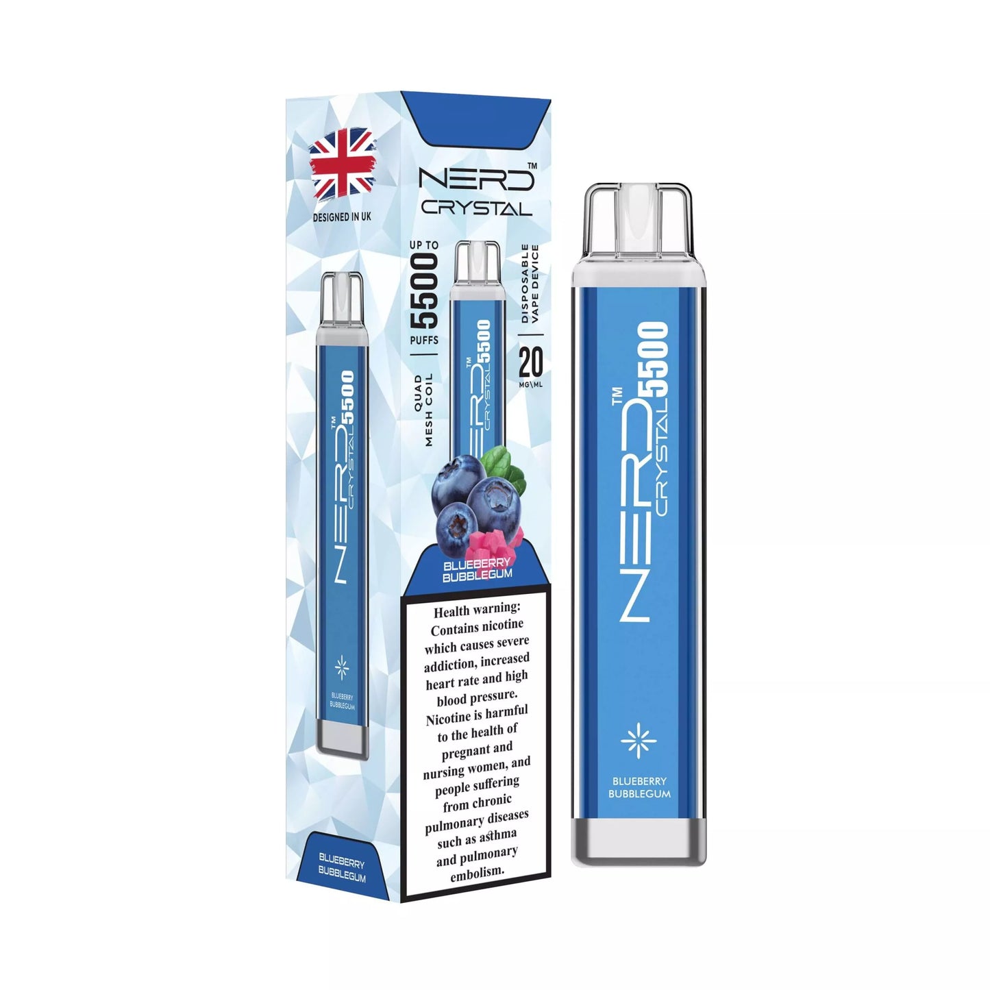 NERD Crystal Disposable 5500 Puffs