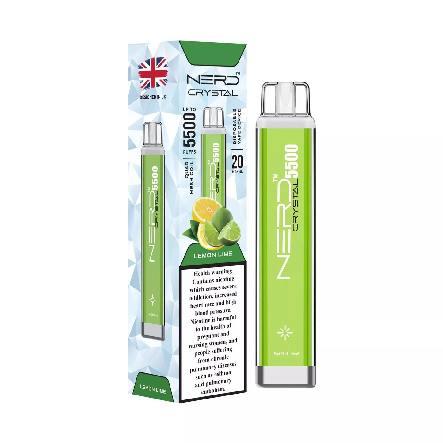 NERD Crystal Disposable 5500 Puffs