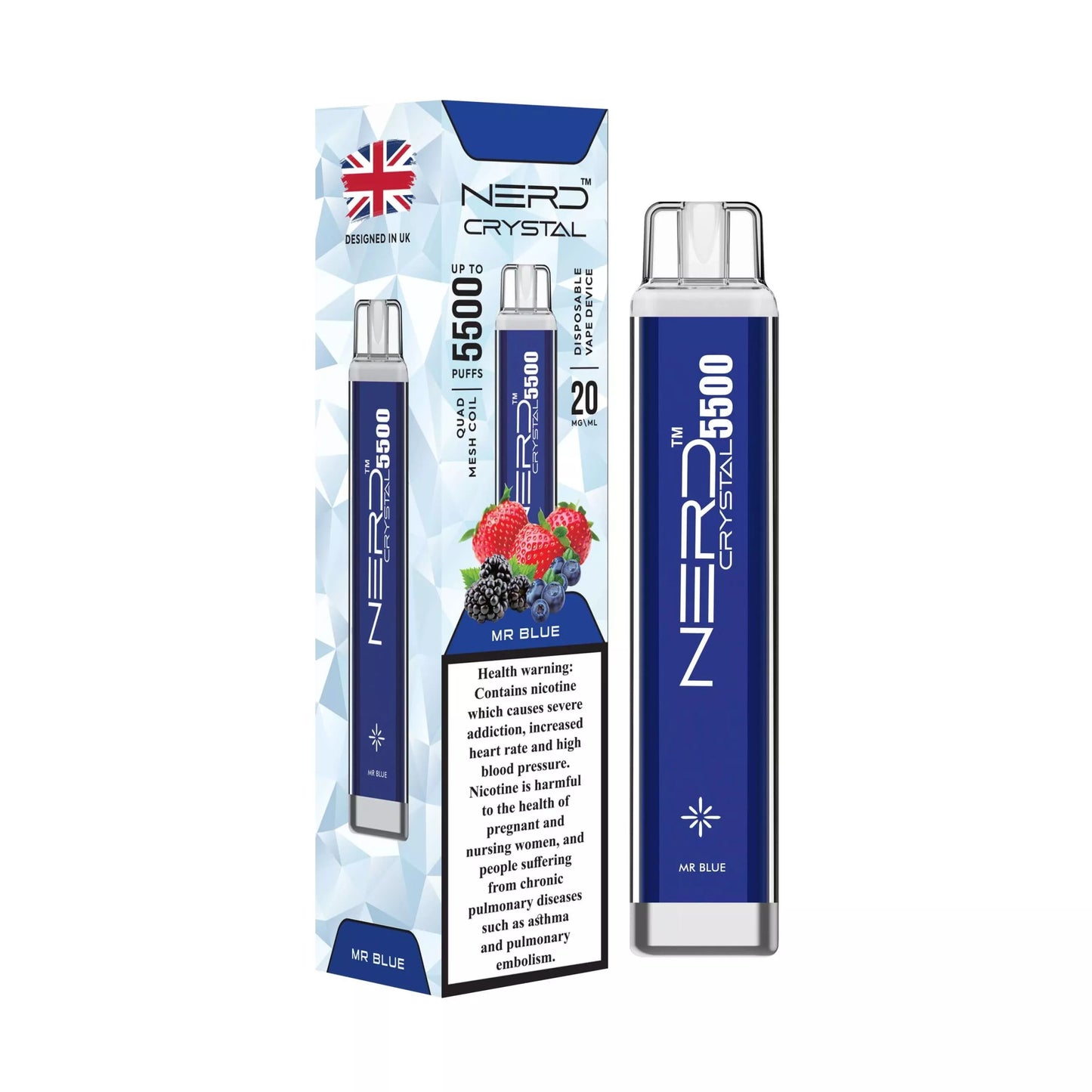 NERD Crystal Disposable 5500 Puffs