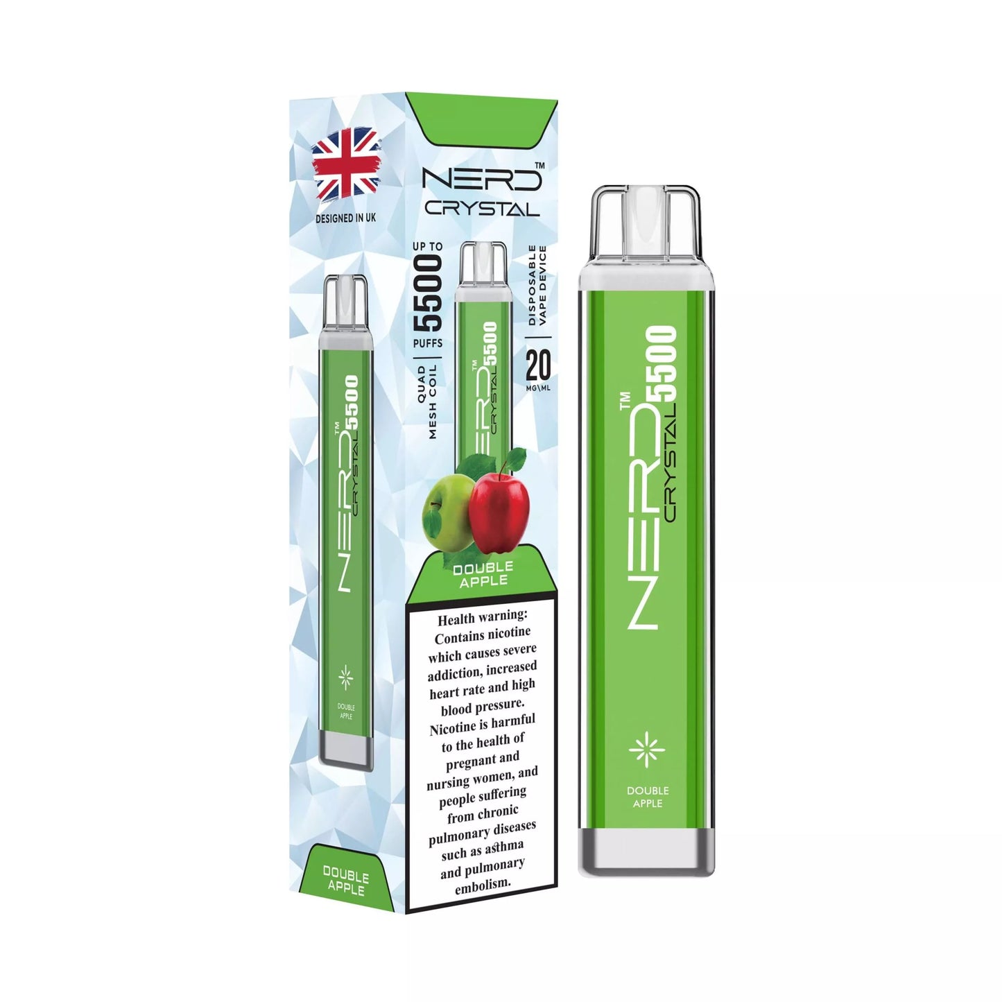 NERD Crystal Disposable 5500 Puffs