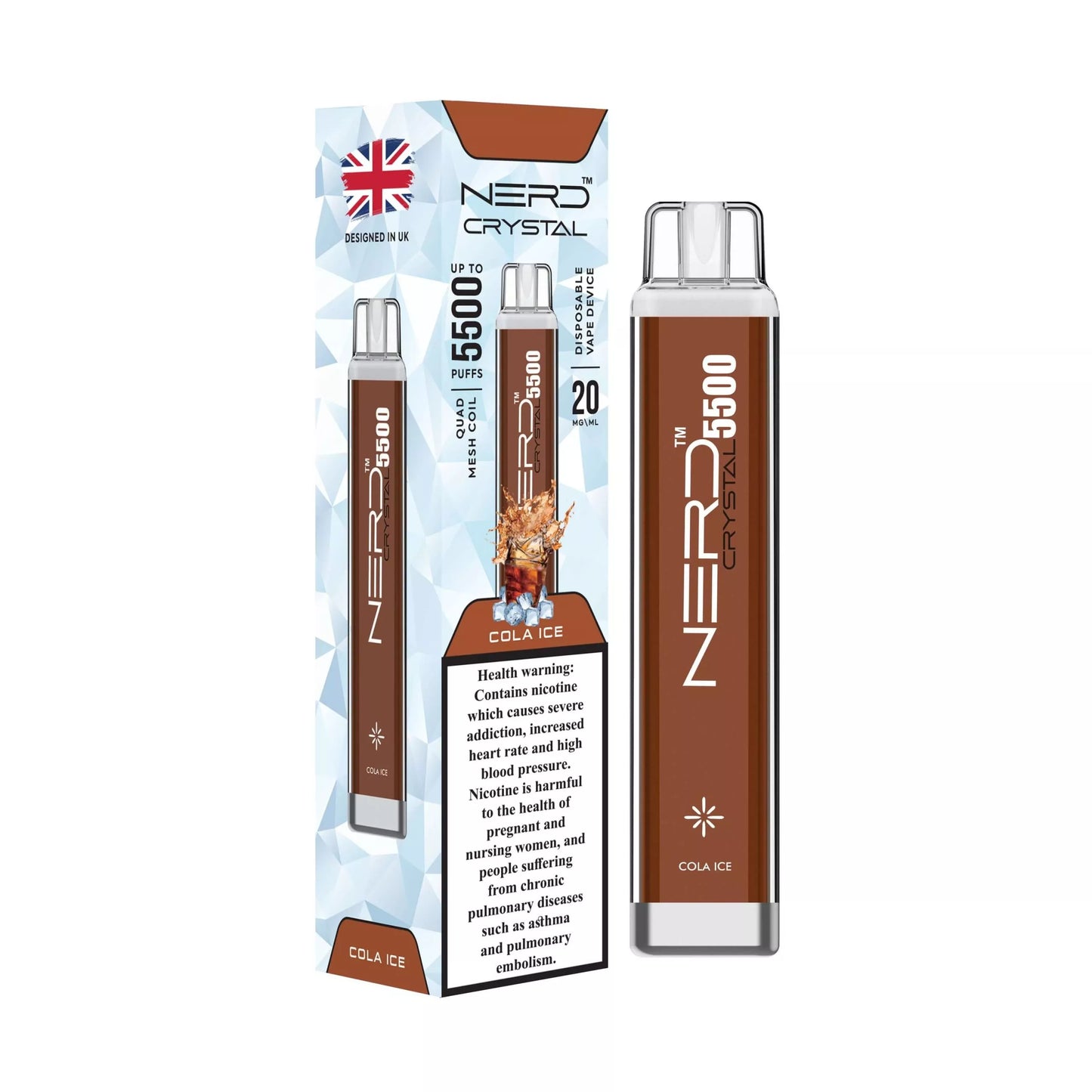 NERD Crystal Disposable 5500 Puffs