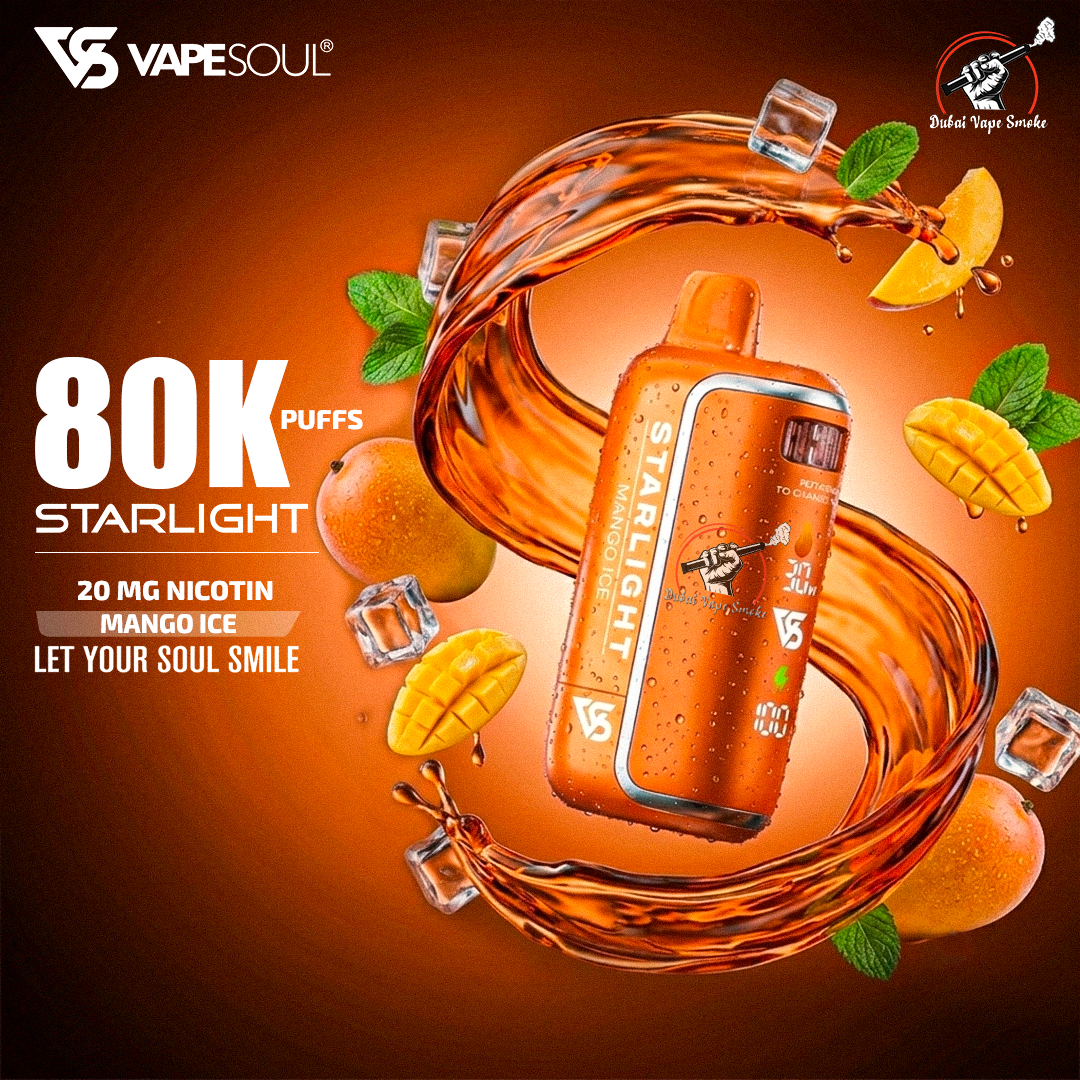VapeSoul 80000 Disposable Vape (2% Nicotine) | Buy in Dubai
