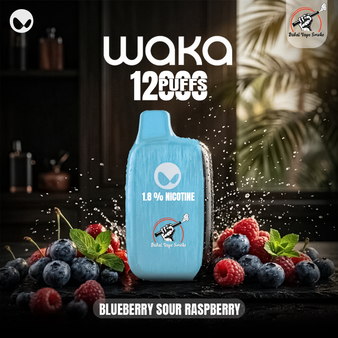 WAKA 12000 Puffs Disposable Vape (1.8% Nicotine) – Dubai Vape Smoke