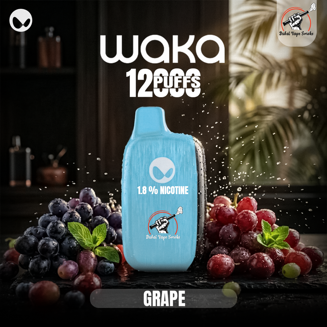 WAKA 12000 Puffs Disposable Vape (1.8% Nicotine) – Dubai Vape Smoke