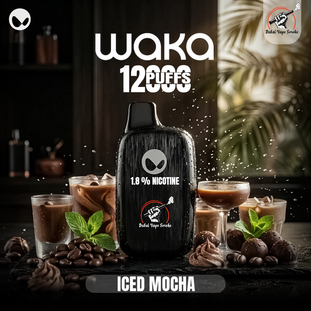 WAKA 12000 Puffs Disposable Vape (1.8% Nicotine) – Dubai Vape Smoke