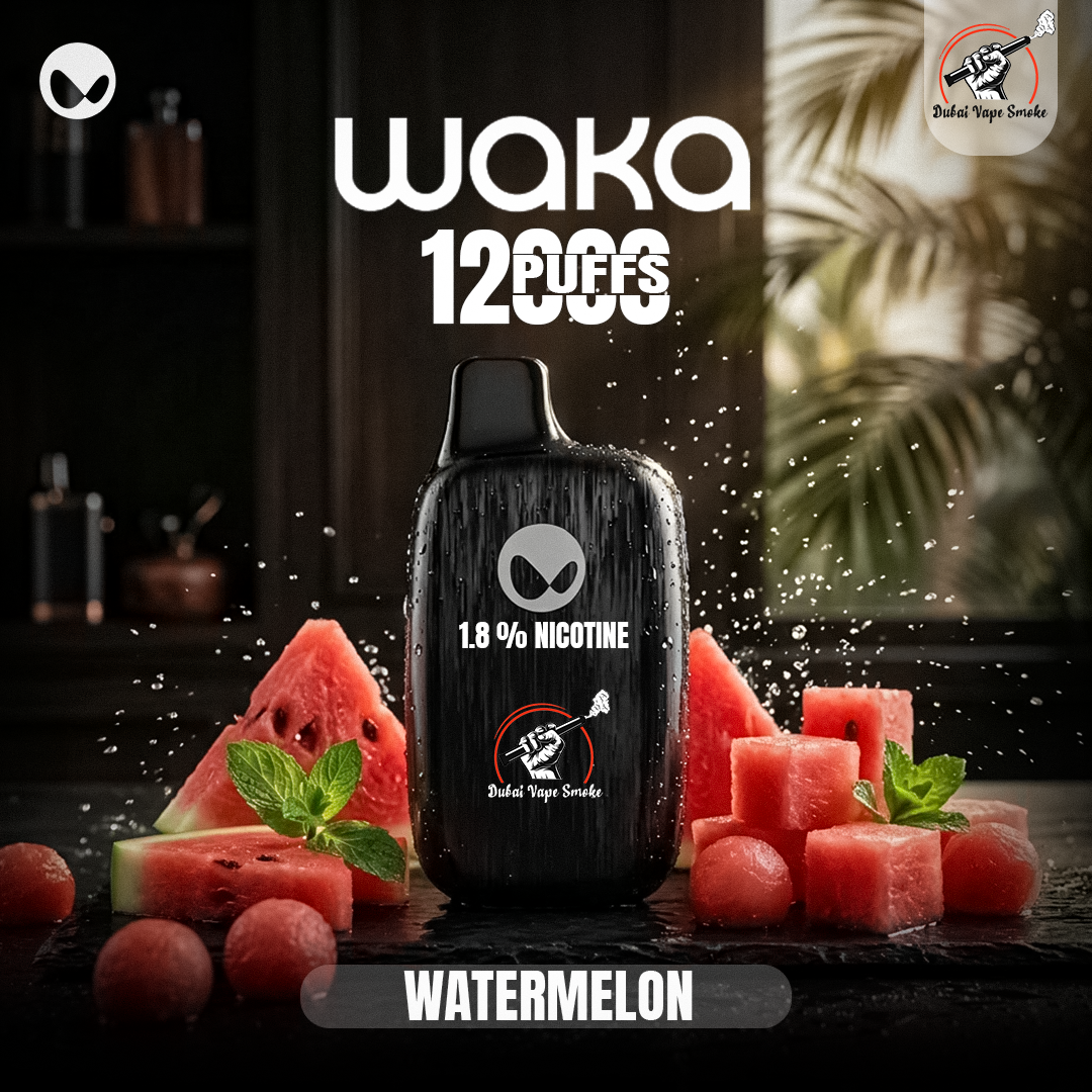 WAKA 12000 Puffs Disposable Vape (1.8% Nicotine) – Dubai Vape Smoke