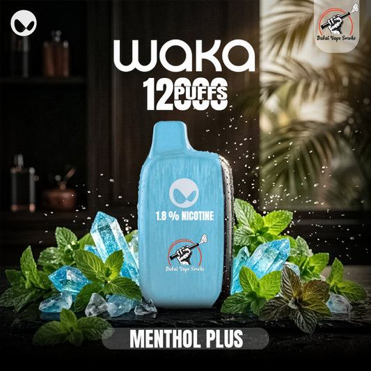 WAKA 12000 Puffs Disposable Vape (1.8% Nicotine) – Dubai Vape Smoke