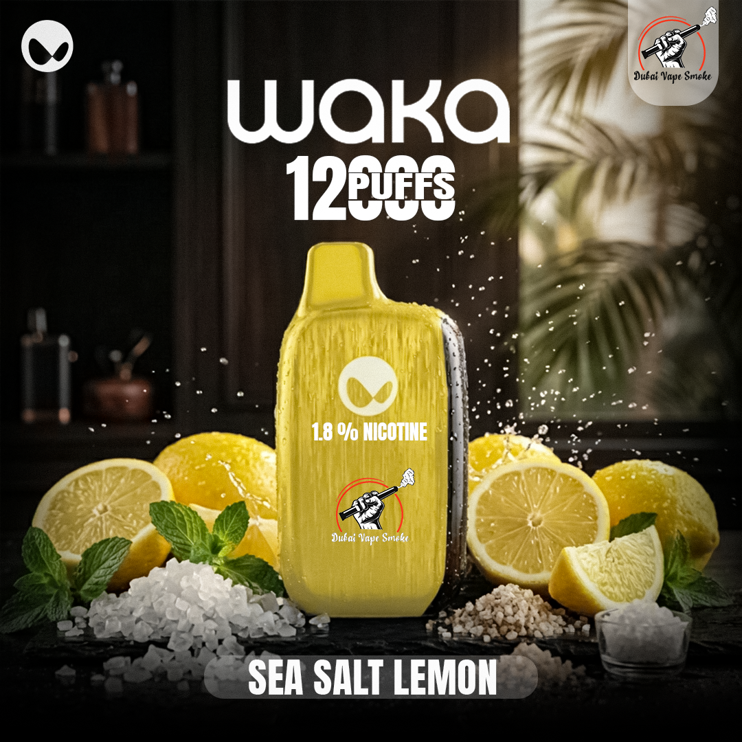 WAKA 12000 Puffs Disposable Vape (1.8% Nicotine) – Dubai Vape Smoke