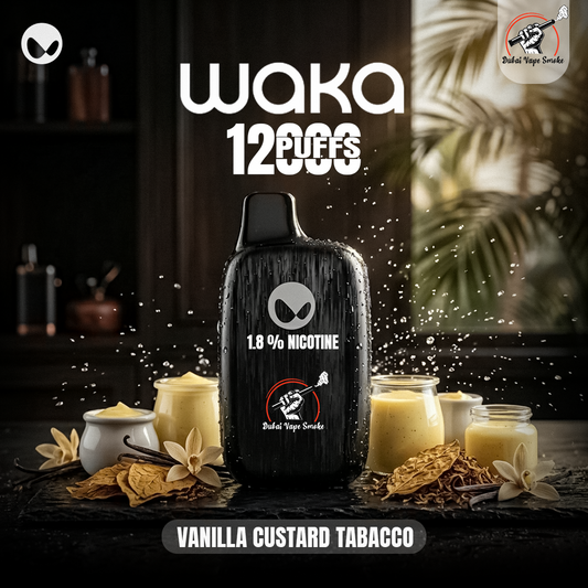 WAKA 12000 Puffs Disposable Vape (1.8% Nicotine) – Dubai Vape Smoke