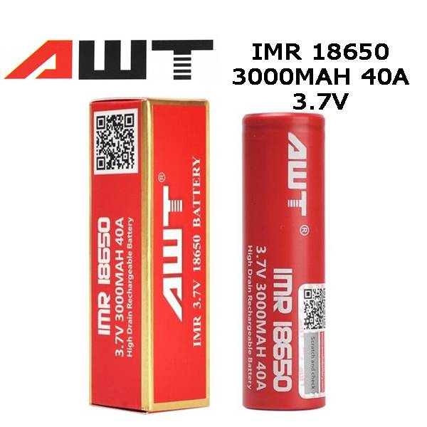 Awt Imr 20700 Battery 4200mah 40a 3.7v