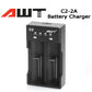 AWT C2 Smart Battery Charger | Dual-Bay 18650 Fast Charger
