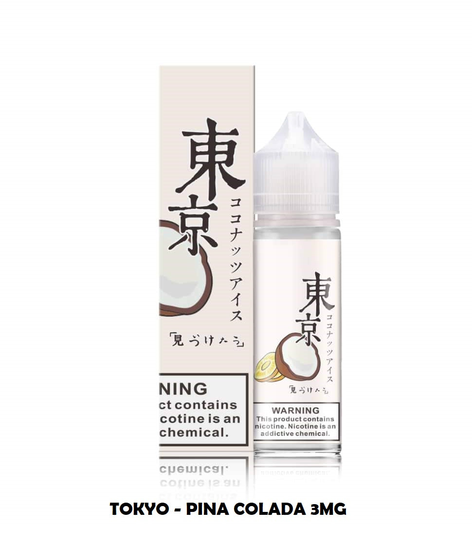 Tokyo E-Liquid 60ml 3mg | All Flavors Available in Dubai UAE