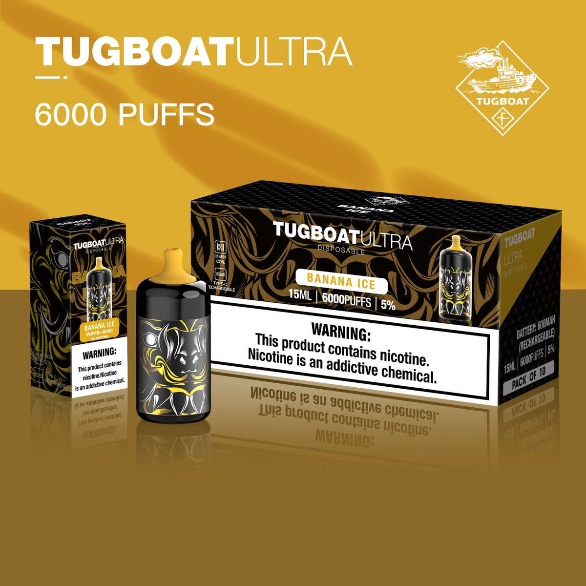 Tugboat Ultra 6000 Puffs Price | Dubai Vape Smoke