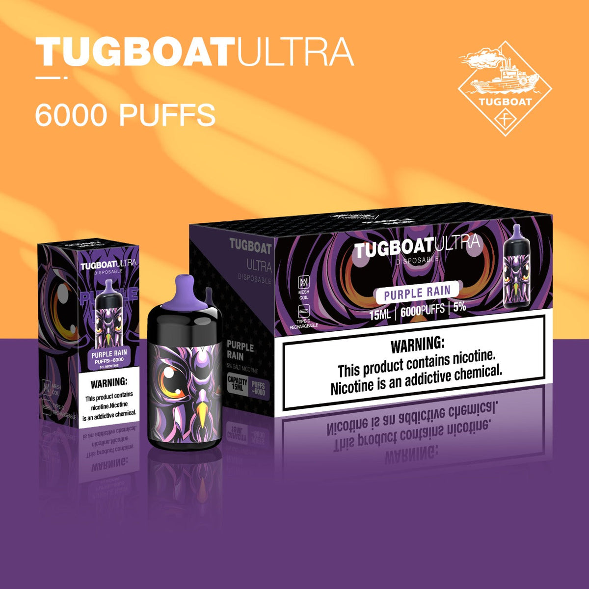 Tugboat Ultra 6000 Puffs Price | Dubai Vape Smoke