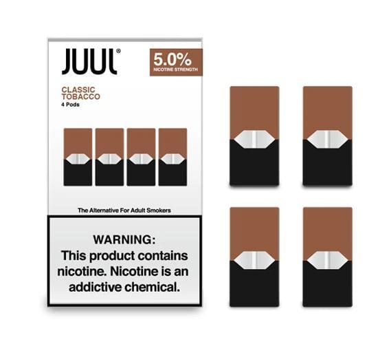 JUUL Pods Classic Tobacco 4-Pack 5% | Dubai Vape Smoke
