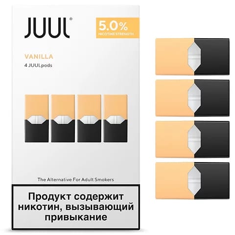 JUUL Pods Vanilla 4-Pack 5% | Dubai Vape Smoke