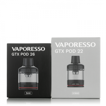 VAPORESSO GTX POD 22 & 26 REPLACEMENT PODS